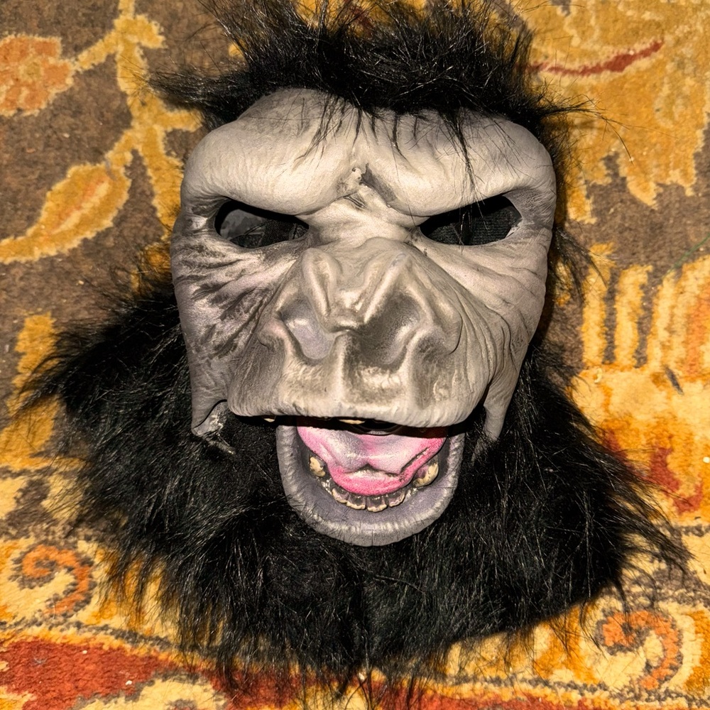 Zagot Studios Gorilla Primate Latex Face Mask with Moving Mouth Halloween